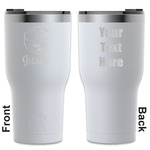 Emojis RTIC Tumbler - White - Engraved Front & Back (Personalized)