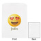 Emojis White Treat Bag - Front & Back View