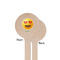 Emojis Wooden 7.5" Stir Stick - Round - Single Sided - Front & Back