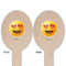 Emojis Wooden Food Pick - Oval - Double Sided - Front & Back