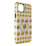 Emojis iPhone Case - Rubber Lined - iPhone 14 Plus (Personalized)