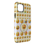 Emojis iPhone Case - Rubber Lined - iPhone 14 Pro Max (Personalized)