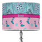 Cowgirl 16" Drum Lampshade - ON STAND (Poly Film)