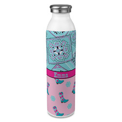Cowgirl 20oz Stainless Steel Water Bottle - Full Print (Personalized)