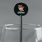 Cowgirl Black Plastic 5.5" Stir Stick - Round - Main