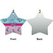 Cowgirl Ceramic Flat Ornament - Star Front & Back (APPROVAL)