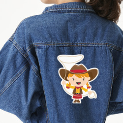 Cowgirl Large Custom Shape Patch - 2XL