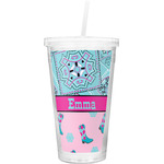 Cowgirl Double Wall Tumbler with Straw (Personalized)