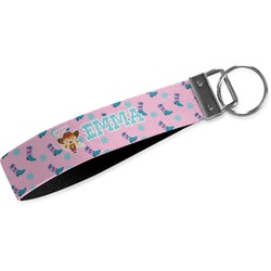 Cowgirl Webbing Keychain Fob - Small (Personalized)