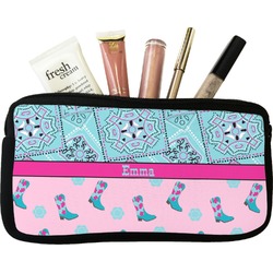 Cowgirl Makeup / Cosmetic Bag (Personalized)