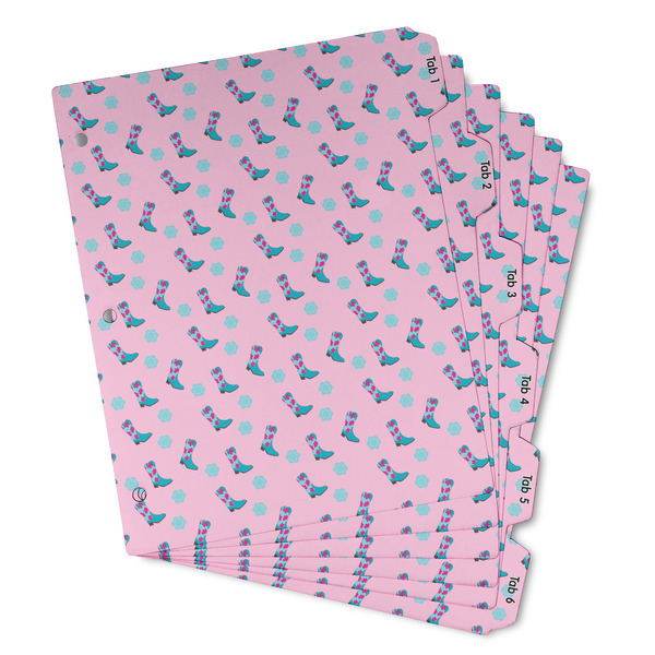 Custom Cowgirl Binder Tab Divider - Set of 6 (Personalized)