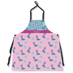 Cowgirl Apron Without Pockets w/ Name or Text
