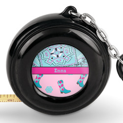 Cowgirl Pocket Tape Measure - 6 Ft w/ Carabiner Clip (Personalized)