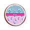 Cowgirl Printed Icing Circle - Small - On Cookie