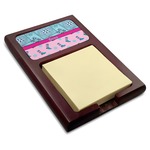 Cowgirl Red Mahogany Sticky Note Holder (Personalized)