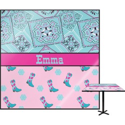 Cowgirl Square Table Top - 30" (Personalized)