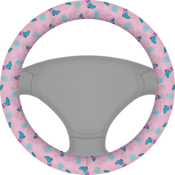 Custom Cowgirl Steering Wheel Cover