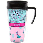 Cowgirl Acrylic Travel Mug with Handle (Personalized)