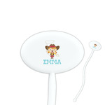 Cowgirl Oval Stir Sticks (Personalized)