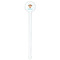 Cowgirl White Plastic 7" Stir Stick - Round - Single Stick