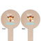 Cowgirl Wooden 6" Food Pick - Round - Double Sided - Front & Back