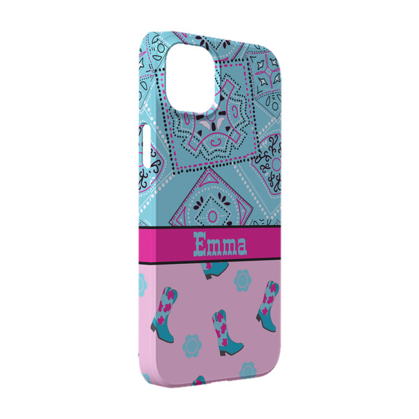 Custom Cowgirl iPhone Case - Plastic - iPhone 14 (Personalized)