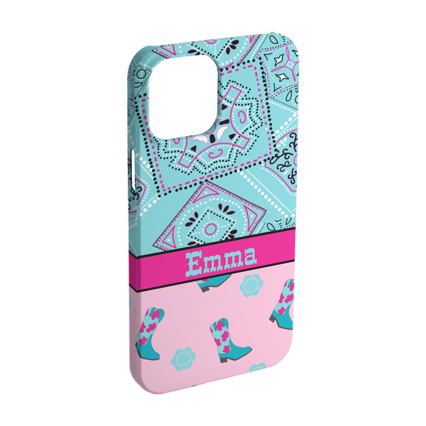 Custom Cowgirl iPhone Case - Plastic - iPhone 15 (Personalized)