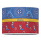 Cowboy 16" Drum Lampshade - FRONT (Poly Film)