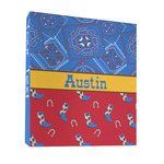 Cowboy 3 Ring Binder - Full Wrap - 1" (Personalized)