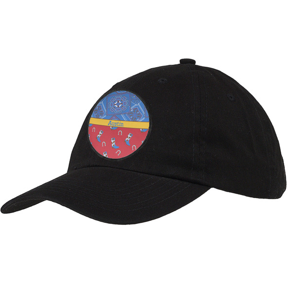 Custom Cowboy Baseball Cap - Black (Personalized)