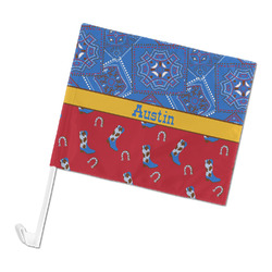 Cowboy Car Flag (Personalized)