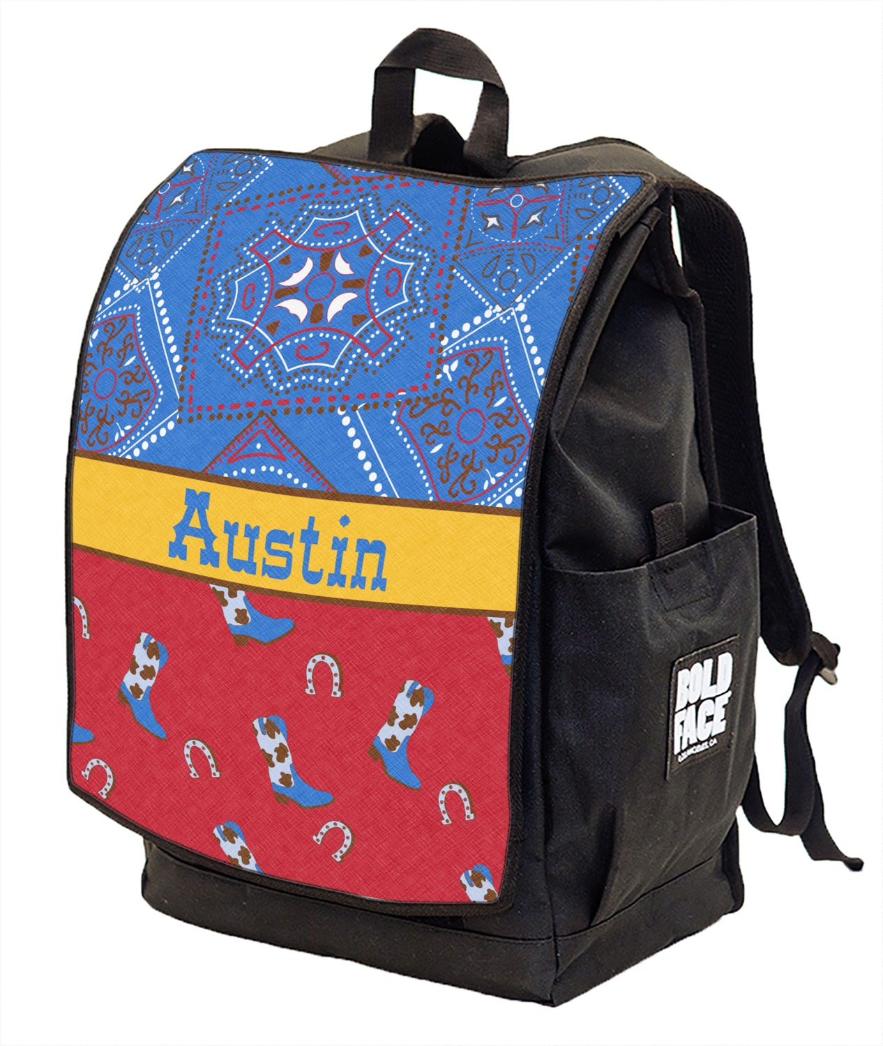 Cowboy Backpack w/ Front Flap (Personalized) - YouCustomizeIt