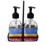 Cowboy Glass Soap & Lotion Bottle Set (Personalized)