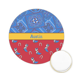 Cowboy Printed Cookie Topper - 2.15" (Personalized)