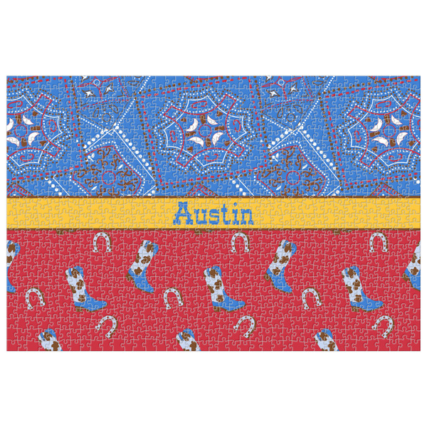 Custom Cowboy Jigsaw Puzzle - 1000-piece (Personalized)