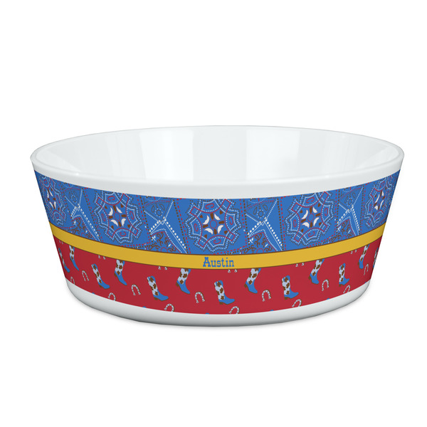 Custom Cowboy Kid's Bowl (Personalized)