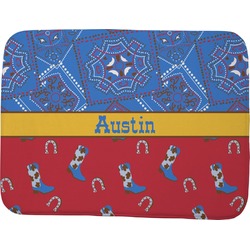 Cowboy Memory Foam Bath Mat - 48"x36" (Personalized)