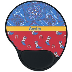 Cowboy Mouse Pad with Wrist Support