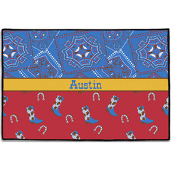 Cowboy Door Mat - 36"x24" (Personalized)