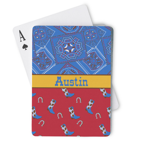 Custom Cowboy Playing Cards (Personalized)