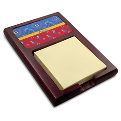 Cowboy Red Mahogany Sticky Note Holder (Personalized)