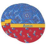 Cowboy Round Paper Coasters w/ Name or Text