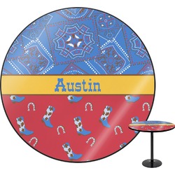 Cowboy Round Table - 24" (Personalized)