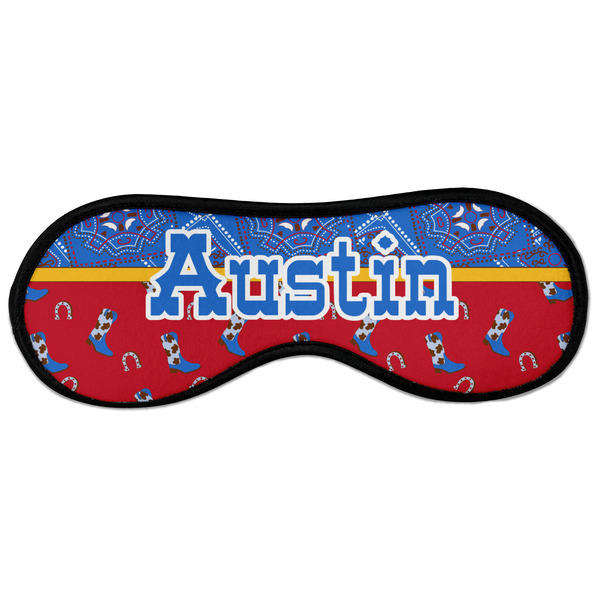 Custom Cowboy Sleeping Eye Masks - Large (Personalized)