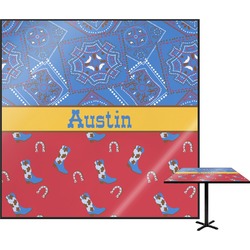 Cowboy Square Table Top - 24" (Personalized)