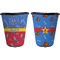 Cowboy Trash Can Black - Front and Back - Apvl