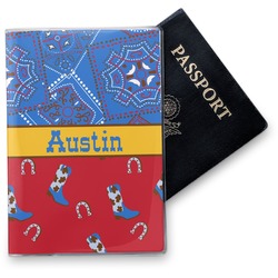 Cowboy Vinyl Passport Holder (Personalized)