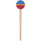 Cowboy Wooden 4" Food Pick - Round - Single Pick