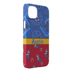 Cowboy iPhone Case - Plastic - iPhone 14 Plus (Personalized)