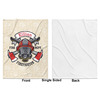 Generated Product Preview for Seana M Review of Firefighter Baby Blanket (Personalized)